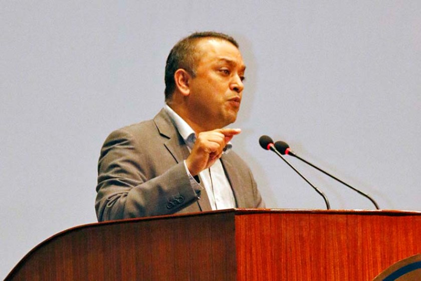 Gagan Thapa flanks PM Oli's 'unacceptable words' on federalism